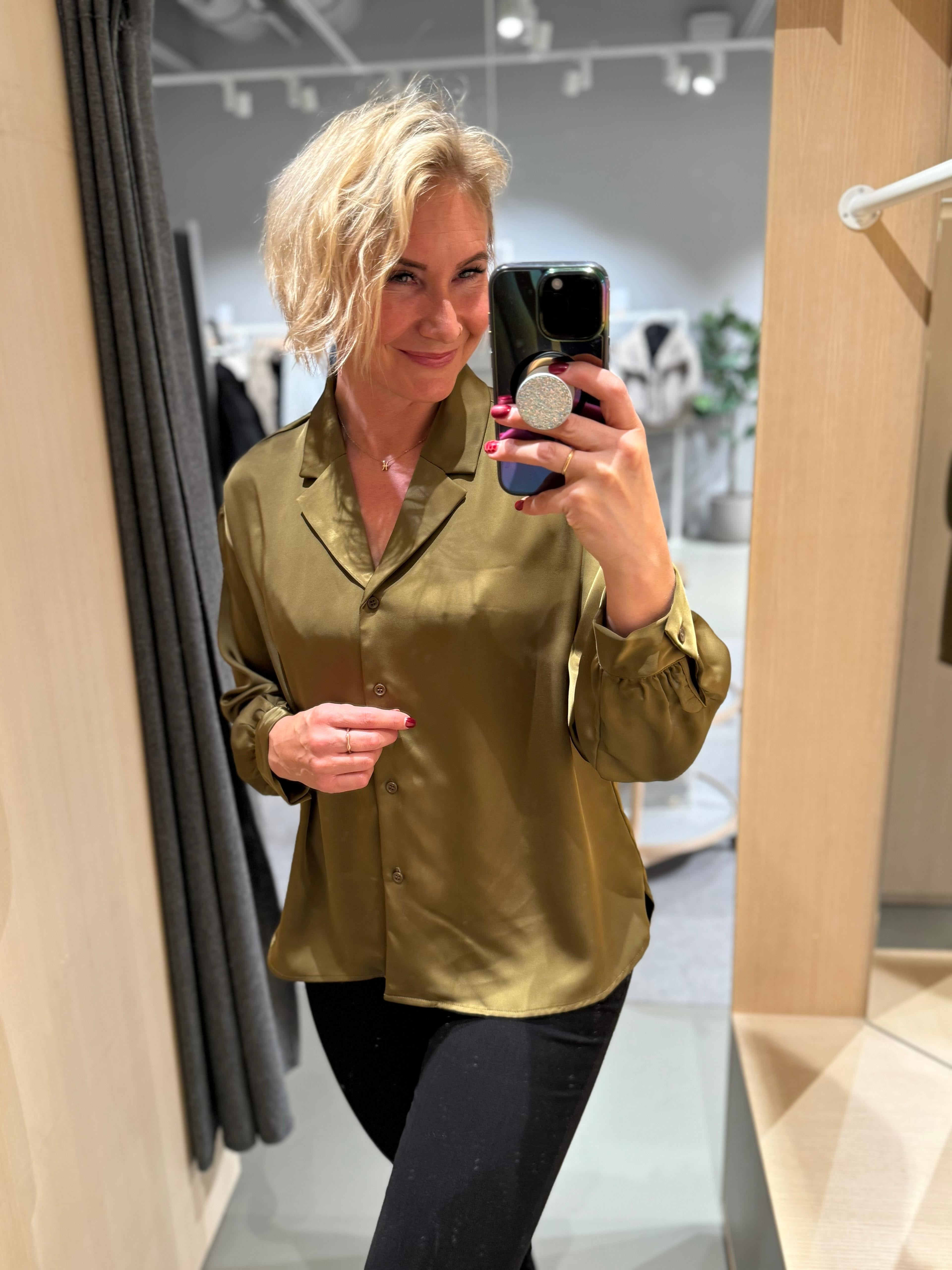 PCRONJA Shirt - Military Olive